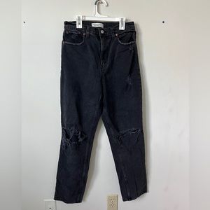 Abercrombie & fitch 90s high rise straight leg curve love jeans